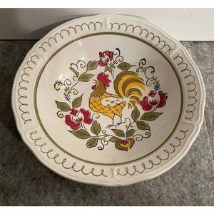 Mikasa Heritage Terra Stone Rooster Plate  #1127